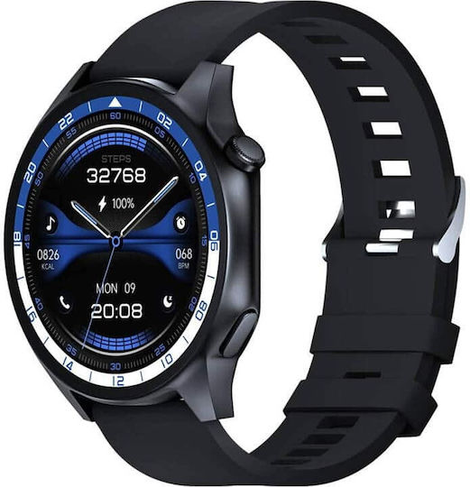 BlitzWolf BW-AR1 Smartwatch με Παλμογράφο (Μαύρο)