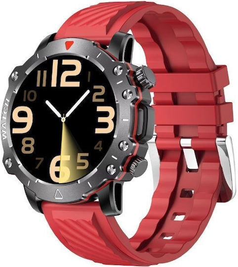 LG78 Pro 45mm Smartwatch (Roșu)