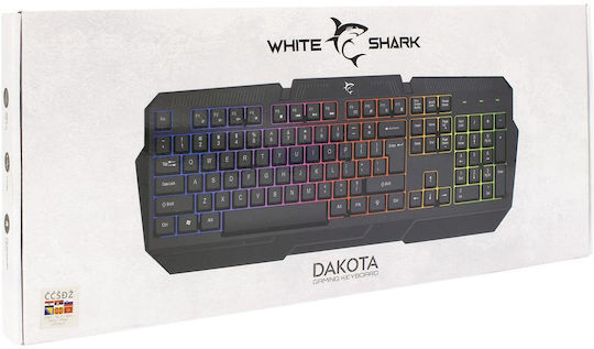 White Shark GK-2105 Dakota Gaming Tastatură cu iluminare RGB (Engleză US)