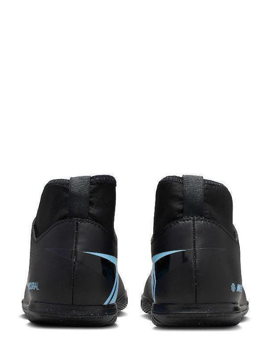 Jr Mercurial Superfly 10 Club IC Kids Indoor Soccer Cleats Black