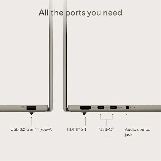 Asus Zenbook A14 UX3407QA-X1P512 14" OLED FHD+ (Snapdragon-X1P 42 100/16GB/512GB SSD/W11 Home) (US Keyboard)