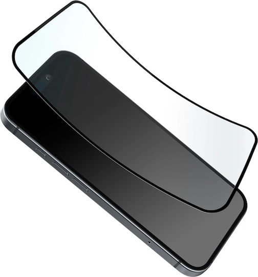 Puro Flexible Glass D3o Hybrid Glass Black Frame Iphone 16 Pro Max 8018417485527