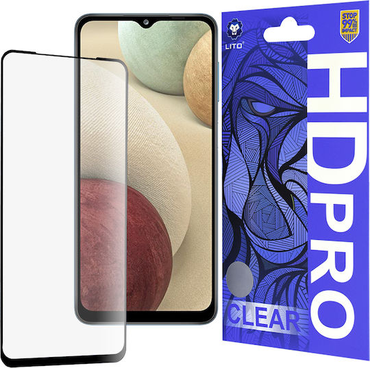 Lito Закалено стъкло Черен (Galaxy A12)