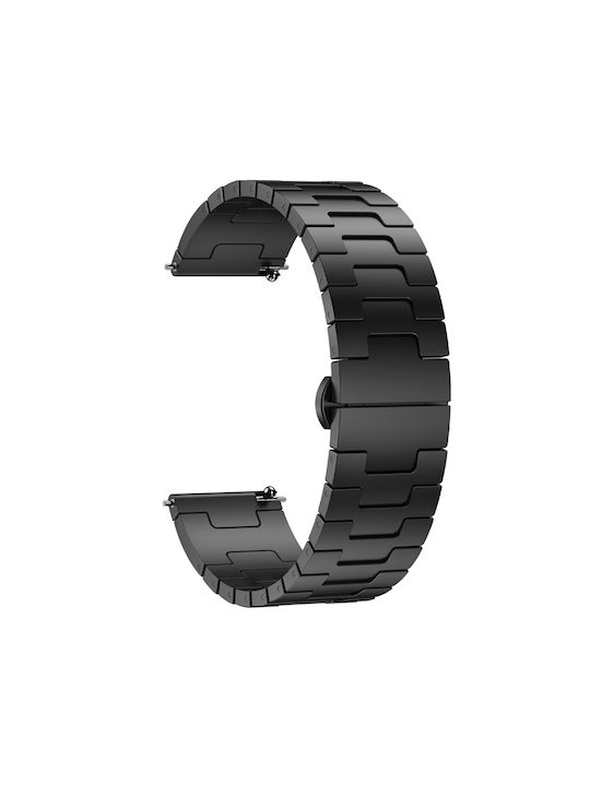 Curea Oțel inoxidabil Negru (Huawei Watch GT/GT Pro 2/3/4/5 / Ultimate 46mm)