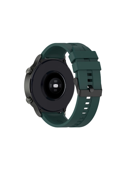 Curea Silicon Verde închis (Huawei Watch 3 / Huawei Watch GT 2 Pro) EDA001020201K
