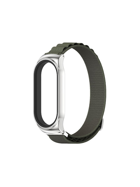 Nylon Loop Λουράκι Army Green (Smart Band 7)