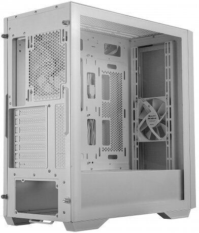 Cougar Uniface Gaming Midi Tower Κουτί Υπολογιστή με Πλαϊνό Παράθυρο Λευκό