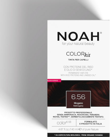 Натурална Боя За Коса Махагон 6.56 Noah 140 Мл