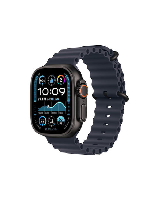 Apple Ocean Band Strap With Pin Navy Blue Apple Watch 44/45/46mm/Ultra 49mm