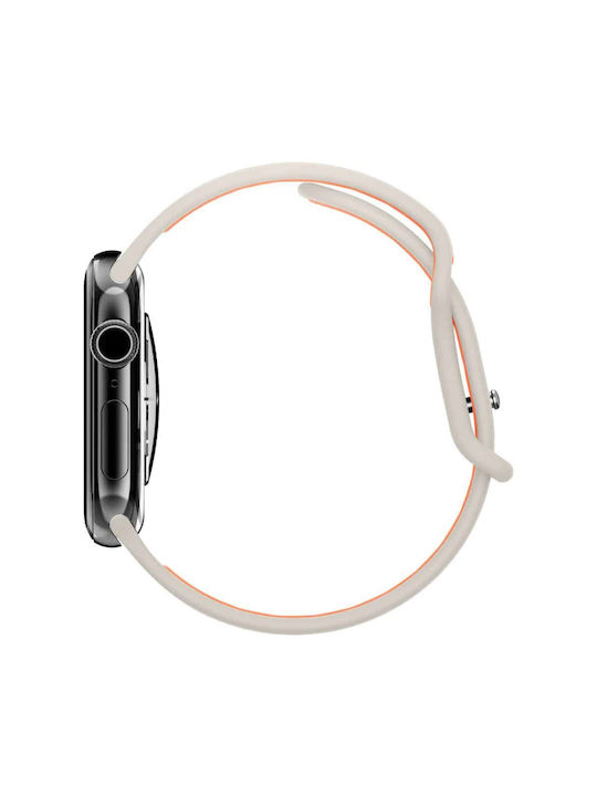 Spigen Nano Pop Strap Silicone Beige (Apple Watch 6, 7, 8, 9, 10, SE, Ultra 1, 2)