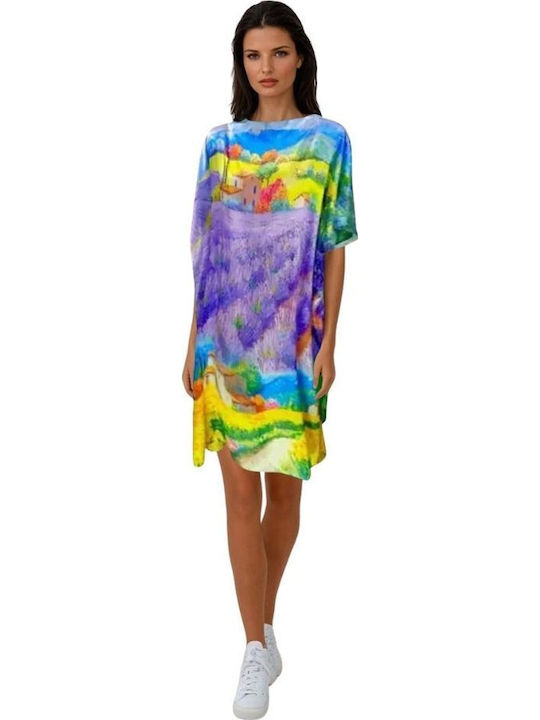 Sommer Mini Damenkleid Lila