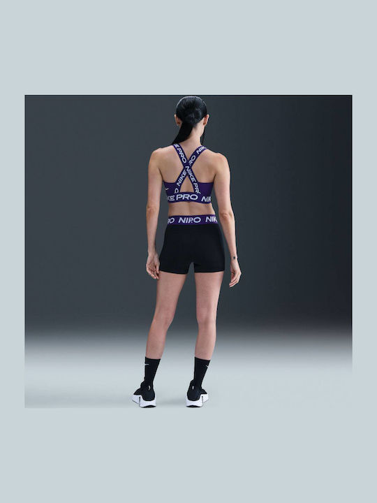 Dri-Fit Women's Sports Bra Purple / White