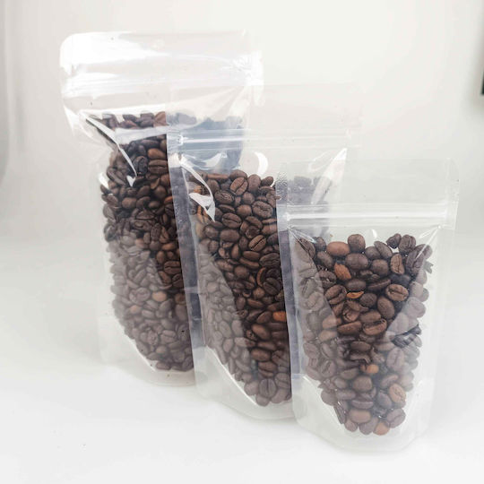 Διαφανής Doypack Συσκευασία Ziplock 8.5x5x14cm 50gr