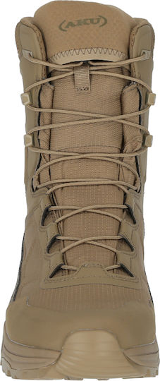 Aku Cizme Militare Tactical Impermeabile Cu Membrană Gore-Tex Din Piele Maro