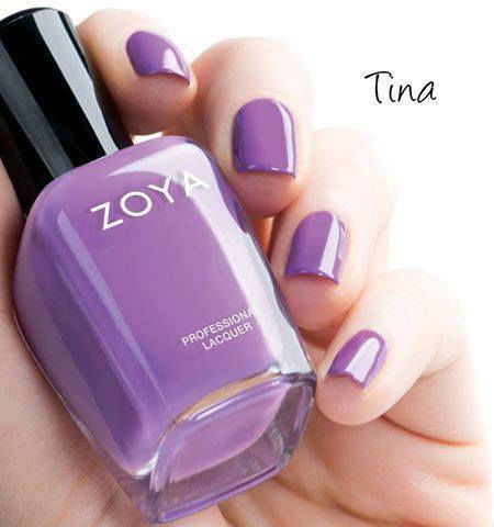 Zoya Glossy Βερνίκι Νυχιών Μακράς Διαρκείας Quick Dry Μωβ Tina 15ml