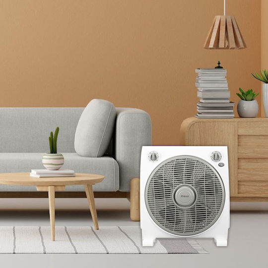 Primo PRBF-80452 Кутиен Вентилатор 45W Диаметър На Вентилатора 30см Бял