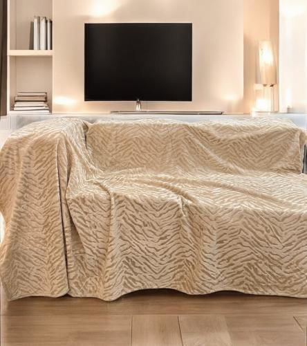 Linea Home Flame Διθέσιου Καναπέ Π180xΜ240cm Μπεζ