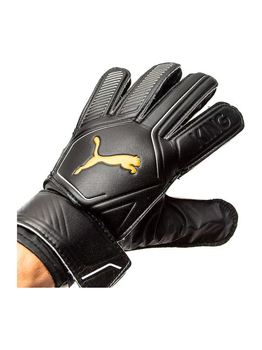 PUMA King 4 Γάντια Τερματοφύλακα Ενηλίκων Μαύρα