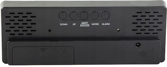Aria Trade Tischuhr Digital LED mit Wecker Mehrfarbig AT27437