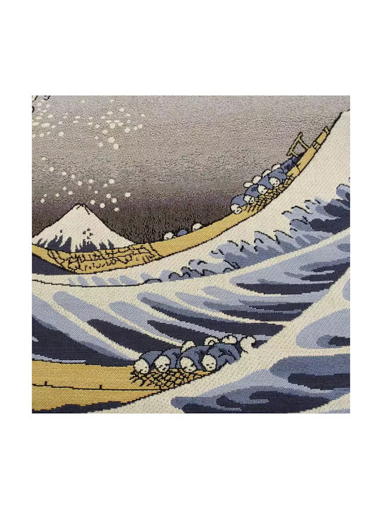 Signare Woven Wall Tapestry 100x69cm – Great Wave Off Kanagawa