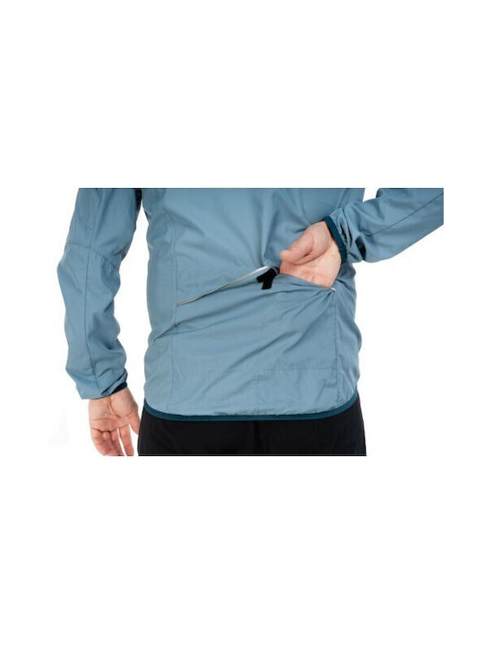 CUBE Waterproof Cycling Windbreaker Jacket Long sleeve Blue