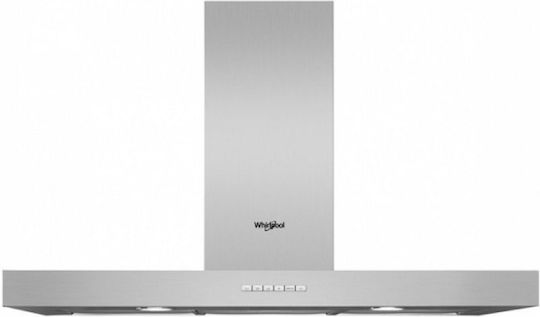 Whirlpool Șemineu Hotă 89.8cm Inox