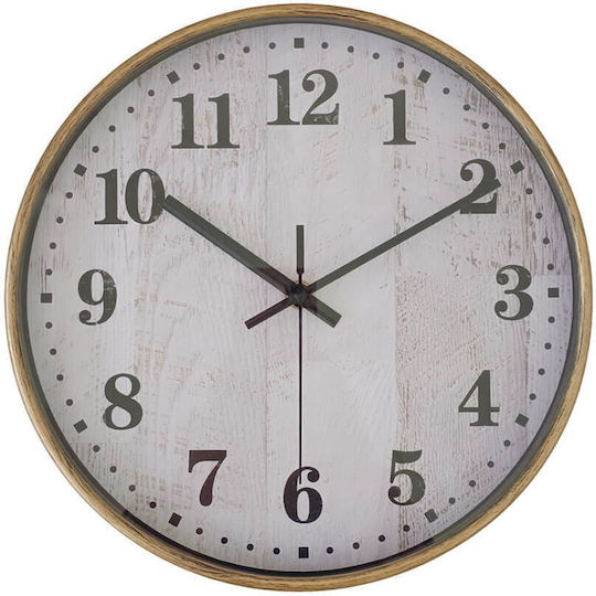 Ankor Leise Antikes Wanduhr Kunststoff Braun Ø27.5cm Ankor Leise Antikes Wanduhr Kunststoff Braun Ø27.5cm