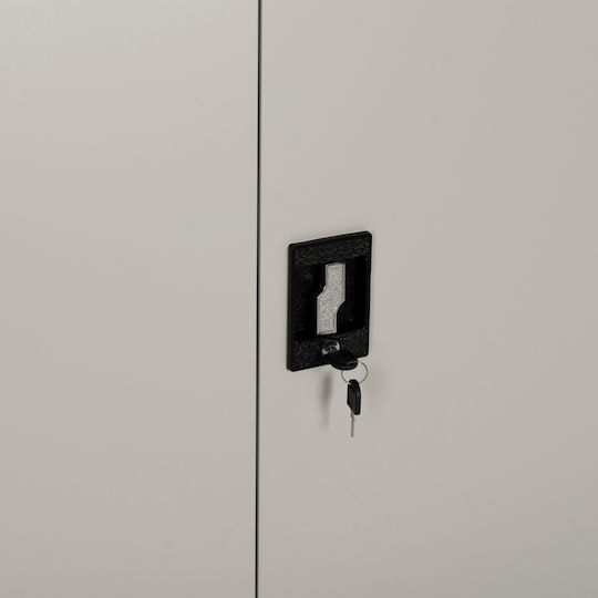 Dulap cu două uși Metal 90x40x100cm