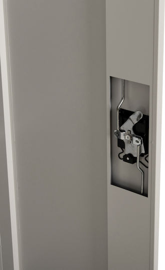 Dulap cu două uși Metal 90x40x100cm