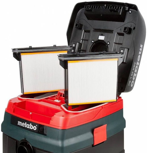 Metabo ASR SC Staubsauger Flüssigkeiten / Feststoffe 1400W mit Kunststoff Behälter 25Es
