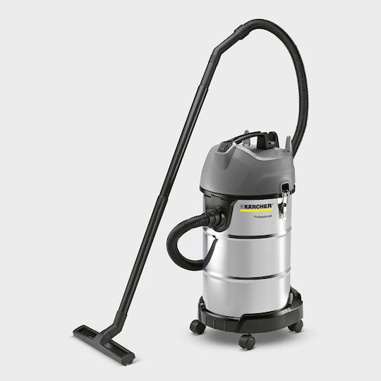 Karcher 38/1 Staubsauger Flüssigkeiten / Feststoffe 1500W mit Edelstahl Behälter 36Es