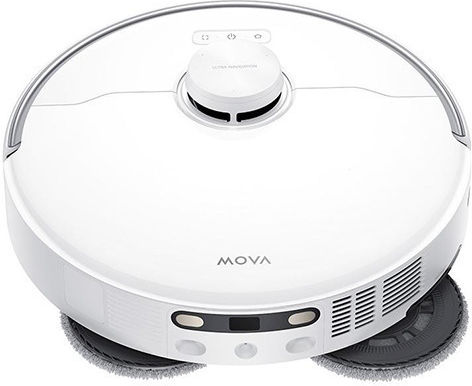 Mova P50 Pro Ultra Robot Vacuum Cleaner with Laser Mapping & 19000Pa Suction Power White