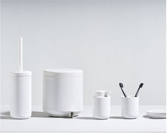 Zone Denmark Ume 330407 Kunststoff Badezimmer Mülleimer Sanftes Schließen 4Es Weiß Zone Denmark Ume 330407 Kunststoff Badezimmer Mülleimer Sanftes Schließen 4Es Weiß