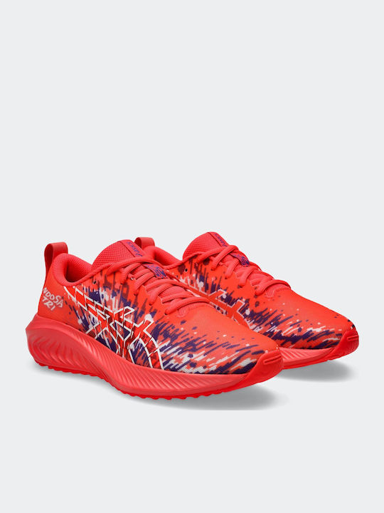 Gel-noosa Kids Sports Shoes Running with Laces Red