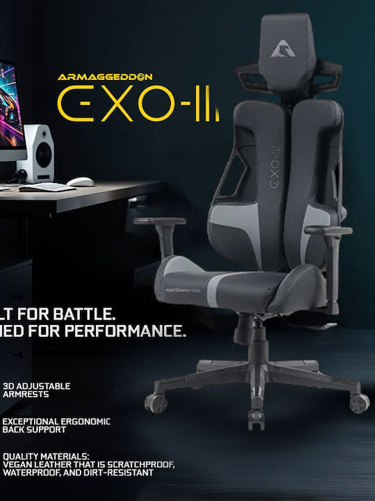 Armaggeddon Exo III Artificial Leather Gaming Chair with Adjustable Arms Honey Bourbon