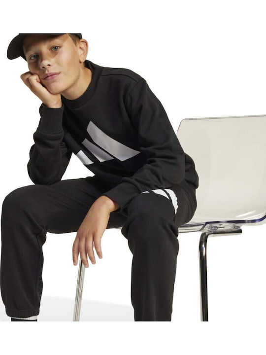 Kids Sweatpants Set With Top Black 2 Pieces