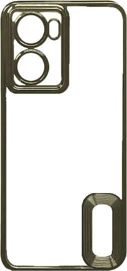 Electroplating Frame Cover Oppo Umschlag Rückseite Blau (Oppo A57s)