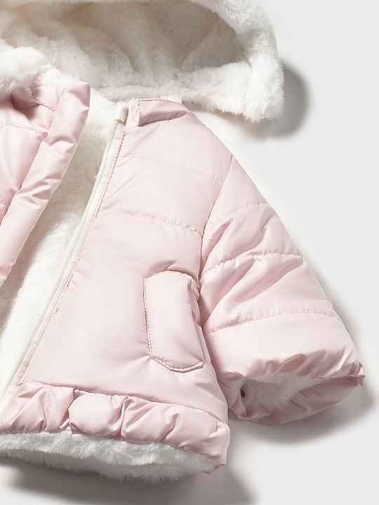 Kids' Casual Jacket with Hood Baby Pink