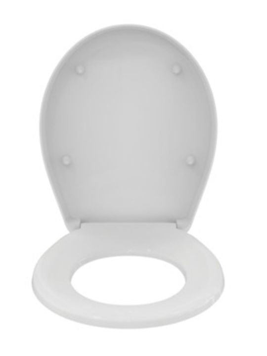 Ideal Standard Plastic Soft Close Toilet Seat White Simplicity