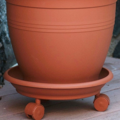 Viomes Чиния Пот Terracotta с колела 42x42бр