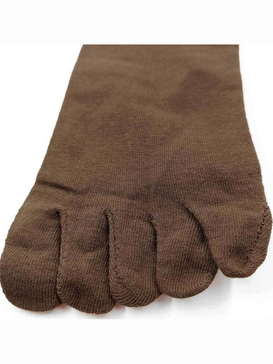 Baumwollsocken Finger Socken Monochrom