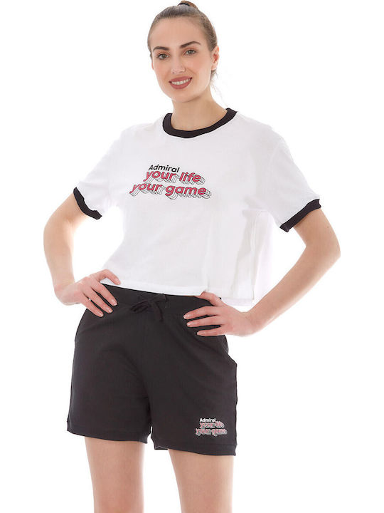 Γυναικείο Crop T-shirt Λευκό