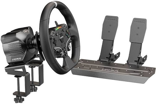 Moza Racing R3 Racing Bundle Steering Wheel with Pedals for PC / XBOX One / Xbox Series X/S