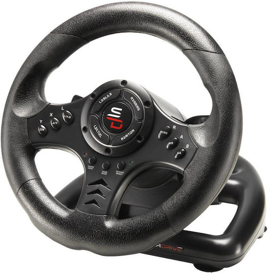 Subsonic SV450 Steering Wheel with Pedals for PC / PS4 / Switch / XBOX One / Xbox Series X/S with 180° Rotation