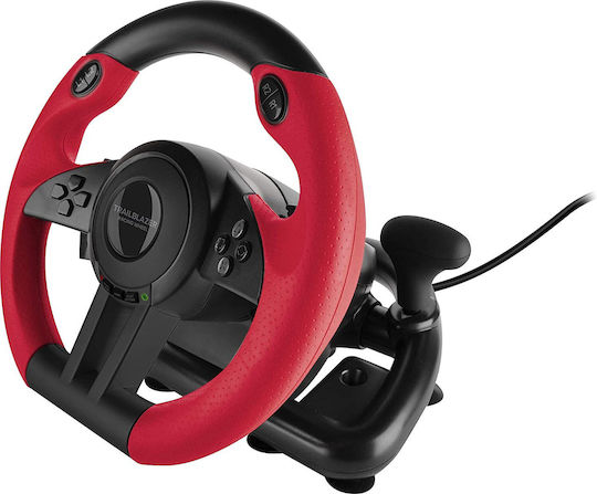 SpeedLink TrailBlazer Racing Wheel Τιμονιέρα με Πετάλια για PS4 / XBOX One / PS3 / PC με 180° Περιστροφής