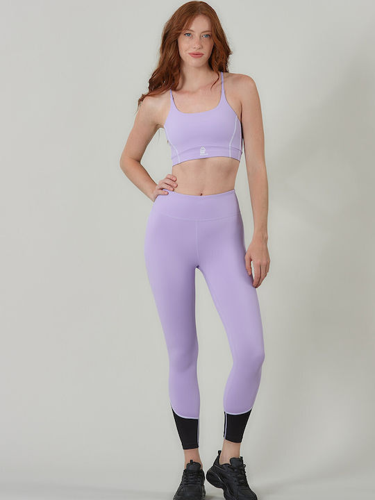 Women's Training Legging High Waisted Purple