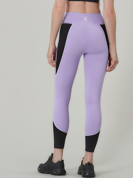 Women's Training Legging High Waisted Purple