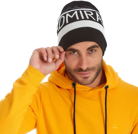 Beanie Ανδρικός Σκούφος Πλεκτός σε Μαύρο χρώμα