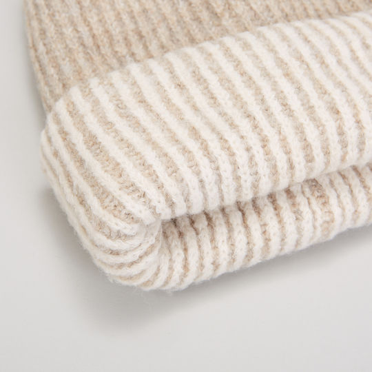 Beanie Unisex Căciulă Tricotat în culoarea Bej