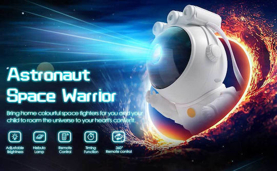 ‎fulkeley Dekorative Lampe Astronaut Grün